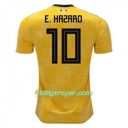 Billige Fotballdrakter Belgia E.Hazard 10 VM 2018 Bortedraktsett